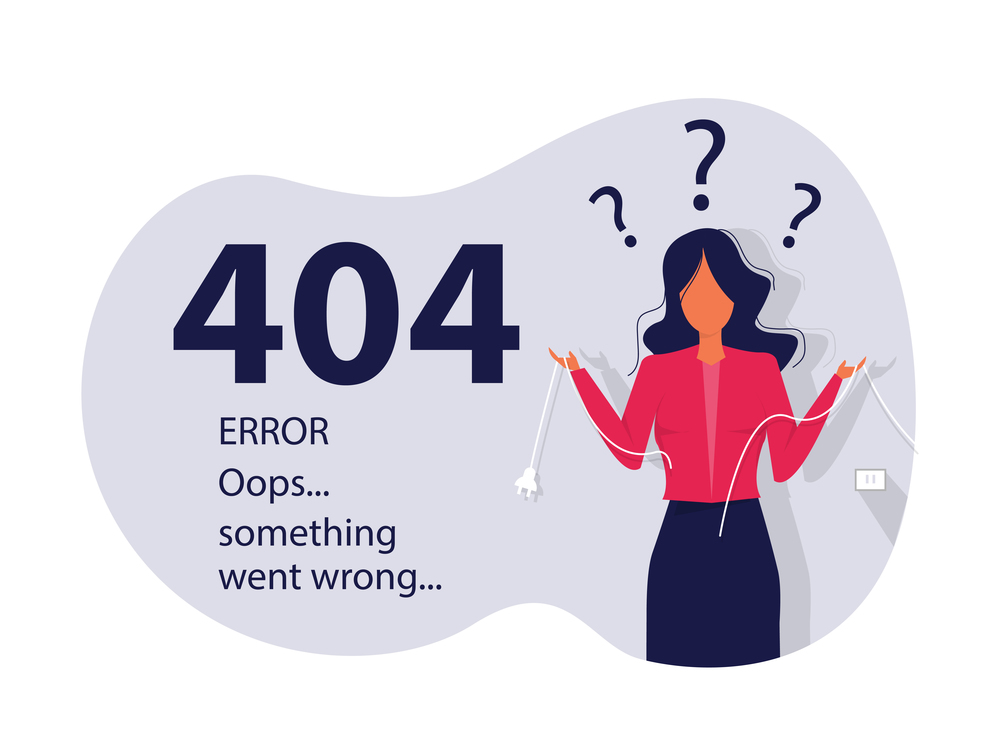 404 error graphic